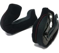 Nolan N100-5, des coussinets de joue bien ajustés M-XXL Noir/Rouge Noir/Rouge
