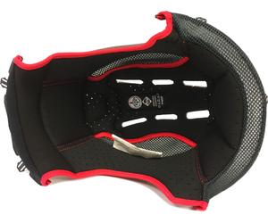 Nolan N100-5, l intérieur de 3XL Noir/Rouge Noir/Rouge