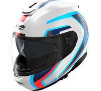 Nolan Casque modulable N100-6 RADIANTE 358 Blanc / Bleu / Rouge