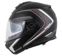 Nolan Casque modulable N100-6 RADIANTE 357 Nero/Argento/Rosso
