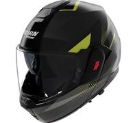 Casque Modulable Nolan N120-1 CICLONE 362 Grigio lava / Nero / Verde impulso