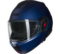 Nolan N120-1 Classico Nobile N-Com Casque, bleu, taille S pour homme