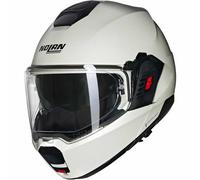 Nolan N120-1 Classico Nobile N-COM Casque, perlmuttweiß, L (60)