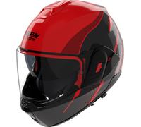 Nolan N120-1 Fluente Casque, noir/rouge, Taille XS (55)