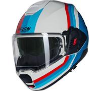 Nolan N120-1 Lineo N-COM Casque, weiß/Blau/Rot, L (60)