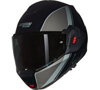 Nolan N120-1 Verniciatura Speciale N-Com Casque, Noir/Gris/Argent, Taille L (60)