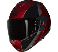 Nolan N120-1 Verniciatura Speciale N-COM Casque, Rot/Schwarz, M (58)