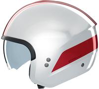 Nolan N20-2 Dolce Vita 347, casque ouvert S Blanc/Rouge Blanc/Rouge