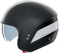 Nolan N20-2 Dolce Vita 349, casque ouvert XL Mat Noir/Blanc Mat Noir/Blanc