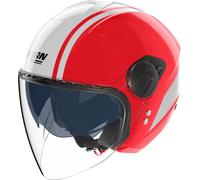 Nolan N20-2 Visor Dolce Vita Casque à réaction, Rouge/Blanc, Taille XL (62)