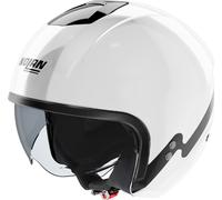 Nolan N20-2 Zefiro Casque à réaction, Blanc/Noir, Taille L (60)