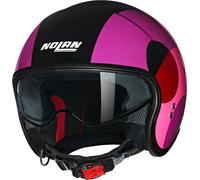 Nolan N21 06 Bicromo Casque jet, noir-rouge-pourpre, taille M pour homme