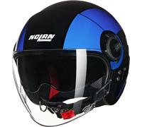 Nolan N21 Visor 06 Bicromo casque jet, noir/bleu, S (56)