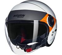 Nolan N21 Visor 06 Onirico casque jet, blanc/noir/orange, M (58)