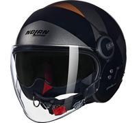 Nolan N21 Visor 06 Tangente casque jet, marron/noir/gris, M (58)