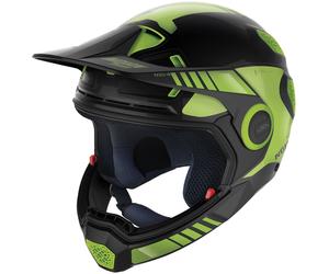 Nolan N30-4 XP Uncharted Casque, noir/vert, Taille M (57/58)