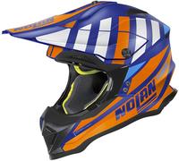 Nolan N53 Cliffjumper Casque de motocross, bleu-orange, taille L pour homme