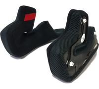 Nolan N60.5, coussinets de joues XS Noir/Rouge Noir/Rouge