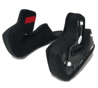 Nolan N60-6 Clima Comfort Coussinets de joue, noir/rouge, Taille L