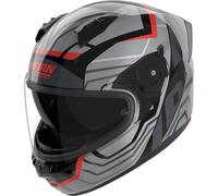Nolan N60-6 Eclettico Casque, Noir/Gris/Rouge, Taille M (58)