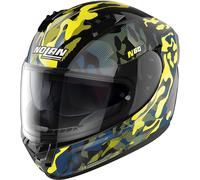 Nolan N60-6 Foxtrot Casque, noir-jaune, taille 2XL pour homme