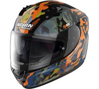 Nolan N60-6 Foxtrot Casque, noir-orange, taille L pour homme