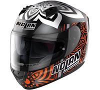 Nolan N60-6 Gemini Replica A.Canet Casque, noir mat/orange, Taille M (58)