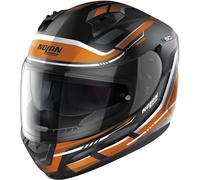Nolan N60-6 Lancer Casque, noir mat/orange, Taille M (58)