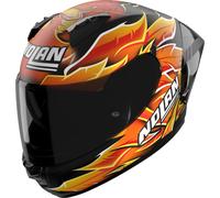 Nolan Casque intégral N60-6 Sport Replica Iannone 360 Mat M Noir/Rouge/Orange