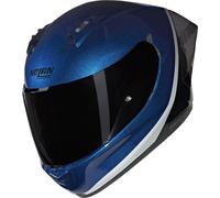 Nolan N60-6 Sport Verniciatura Speciale Casque, noir-bleu-argent, taille L pour homme