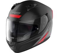 Nolan N60-6 Staple Casque, Noir mat/rouge, Taille XS (55)
