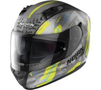 Nolan N60-6 Wheelspin Casque, gris-jaune, taille S pour homme