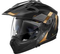 Nolan N70-2 X 06 Skyfall N-Com Casque, Noir/Or, Taille S (56)