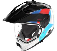 Nolan N70-2 X 06 Turbine Casque, Noir/Blanc/Bleu, Taille S (56)