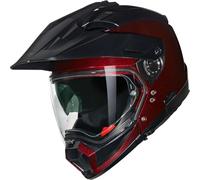 Nolan N70-2 X Casque Unisexe, Rouge viscéral/Noir, m
