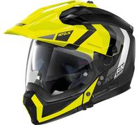 Nolan N70-2 X Decurio N-Com Casque, noir/jaune, Taille XS (55)