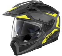 Nolan N70-2 X Torpedo N-Com Casque, noir/jaune, Taille XXS (54)