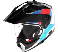 Casque Cross-Over Nolan N70-2 X TURBINE 350 Bianco / Nero / Blu / Rosso