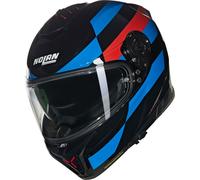 Nolan N80-8 Alfiere N-Com Casque, noir-rouge-bleu, taille M pour homme