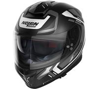 Nolan N80-8 Ally N-Com Casque, Noir mat/blanc, Taille XL (62)