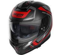 Nolan N80-8 Ally N-Com Casque, noir/rouge, Taille XL (62)