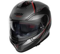 Nolan N80-8 Astute N-Com Casque, gris-argent, taille 2XS 53 54 pour homme