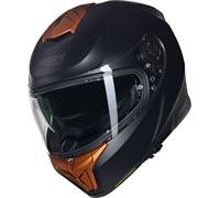 Nolan N80-8 Classico Nobile N-Com Casque, noir mat/ocre, Taille L (60)
