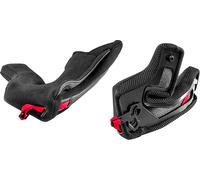Nolan N80-8, coussinets de joue S Noir/Gris Noir/Gris