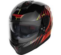 Nolan N80-8 Kosmos N-Com Casque, noir-rouge, taille 2XL pour homme
