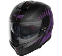 Nolan N80-8 Kosmos N-Com Casque, noir/violet, Taille S (56)