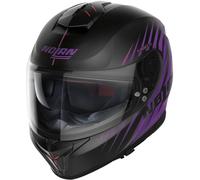 Nolan N80-8 Kosmos N-Com Casque, noir/violet, Taille XS (55)