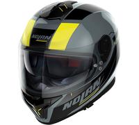 Nolan N80-8 Mandrake N-Com Casque, gris-jaune, taille XL pour homme