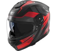 Nolan N80-8 Trittico Casque, Noir/Gris/Rouge, Taille XS (55)