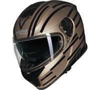Nolan N80-8 Veloce N-Com Casque, noir-beige, taille M pour homme